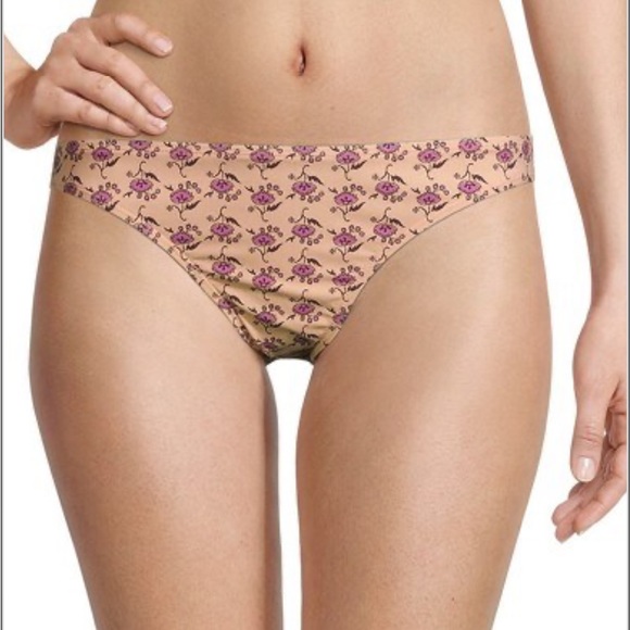 Tory Burch Pink Dandelion Block Bikini Printed Bottom, NWT - Picture 2 of 5